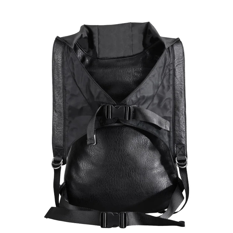 skull backpack with Hood cap apparel bag