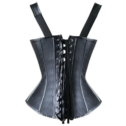 Faux Leather Harness Court Shaper