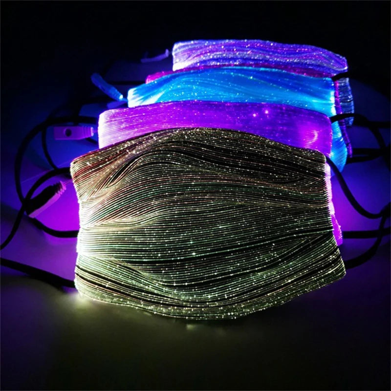 New Fashion Glowing LED Light up Face Mask