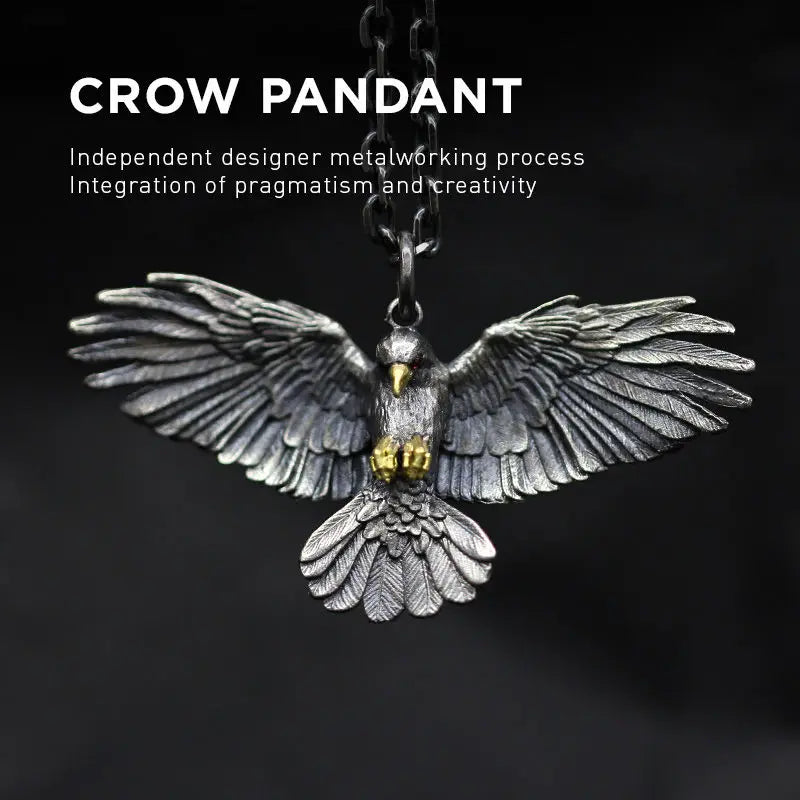 Punk Style Crow Necklace