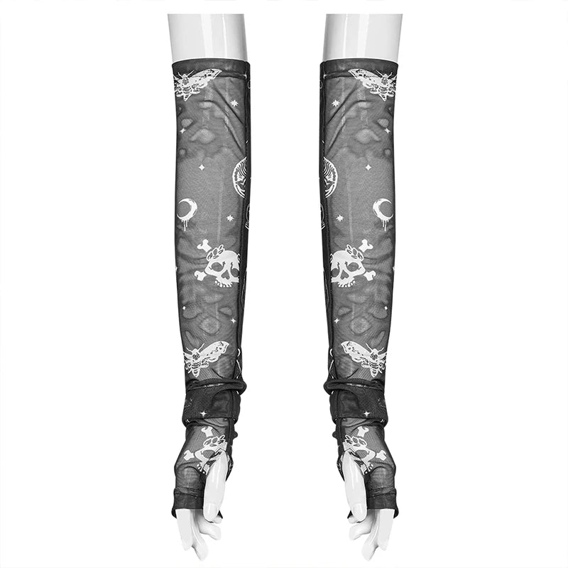 Women's Gothic "Virtual Erosion" Printing Arm Sleeve