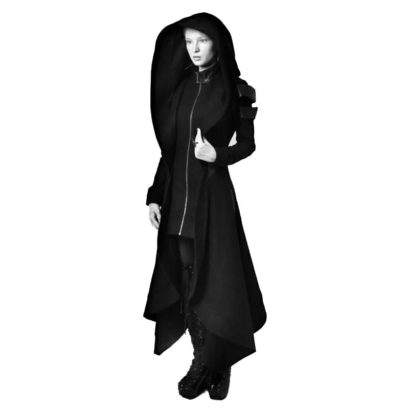 Victorian Lace Trim Steampunk Coat for Women