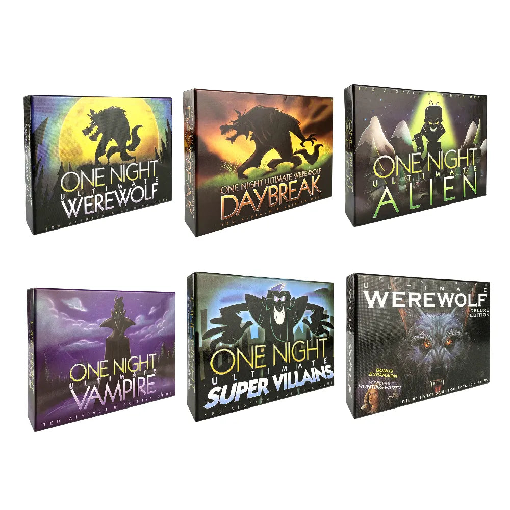 One Night Ultimate Werewolf Cards Collection Board Game