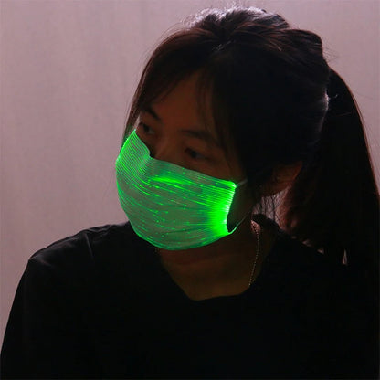 New Fashion Glowing LED Light up Face Mask