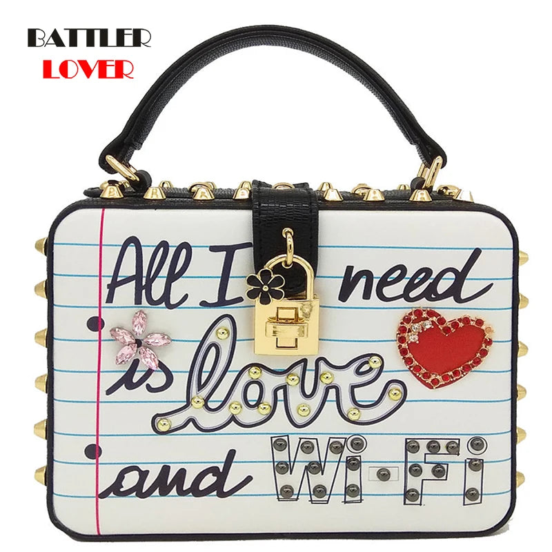 New Punk Rock Motorcycle Bag For Women