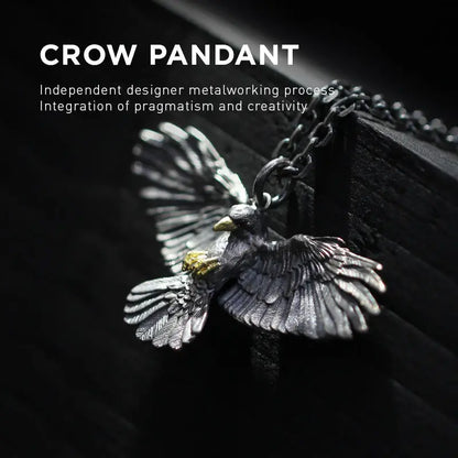 Punk Style Crow Necklace