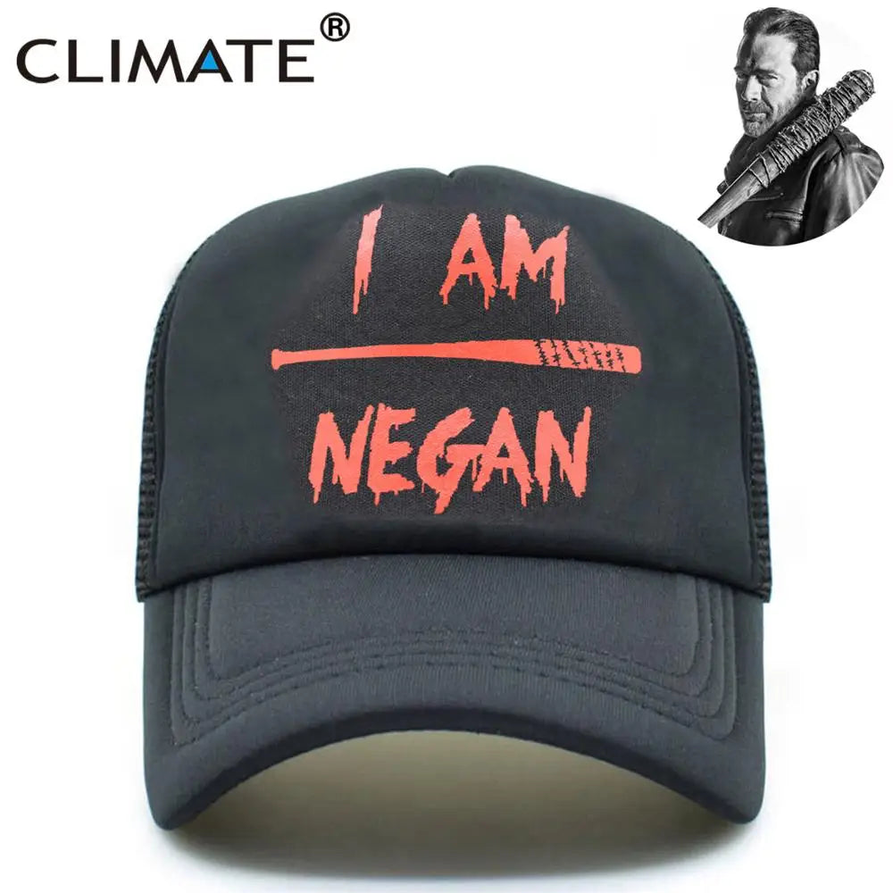 Negan's Cool Mesh Trucker Cap - Eco-Friendly Style