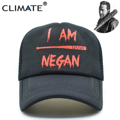 Negan's Cool Mesh Trucker Cap - Eco-Friendly Style