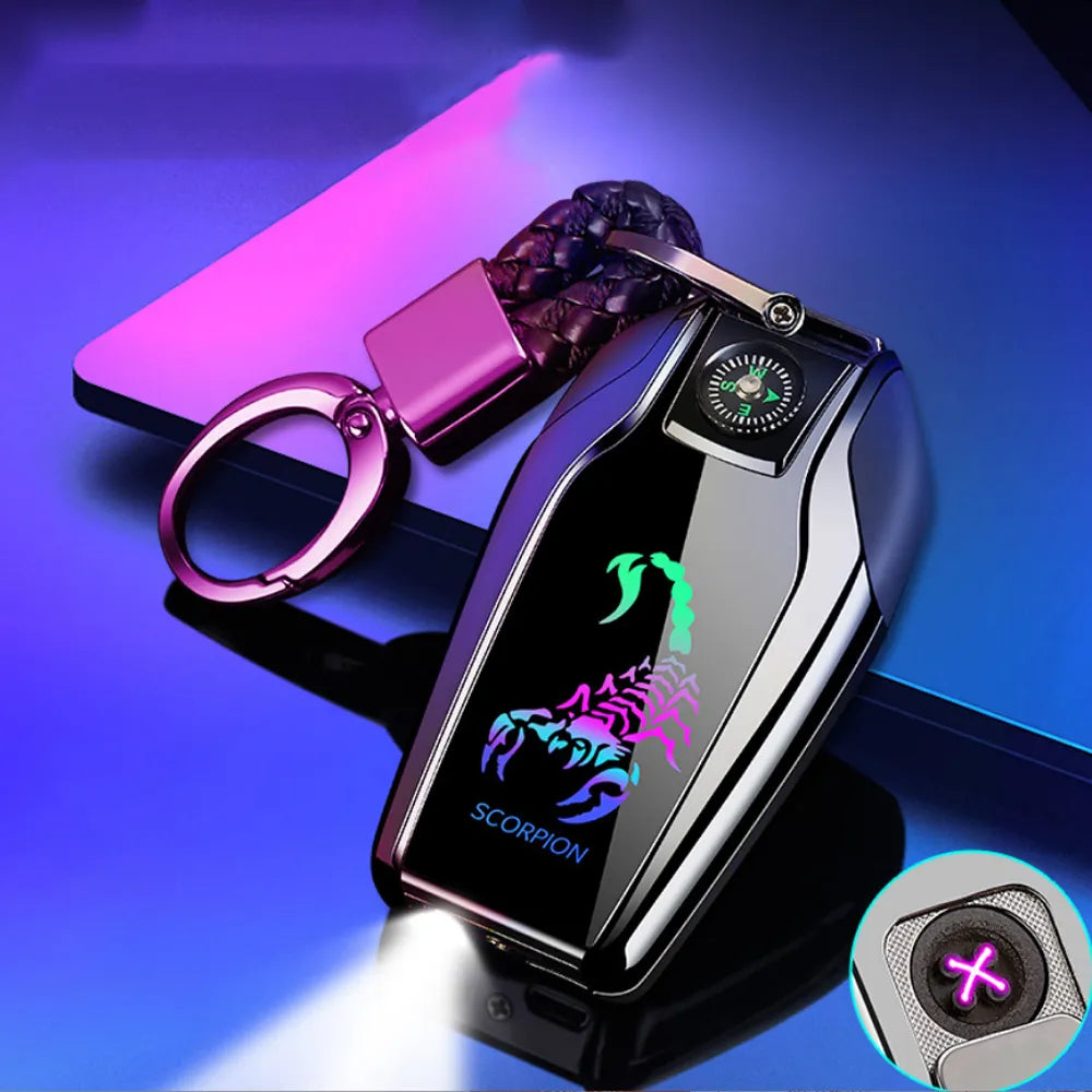 Keychain USB Electric Plasma Lighter