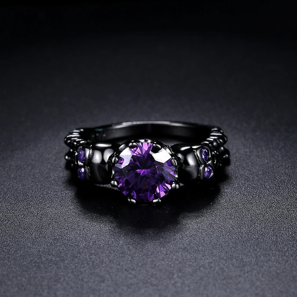 Retro Punk Skull Gothic Ring