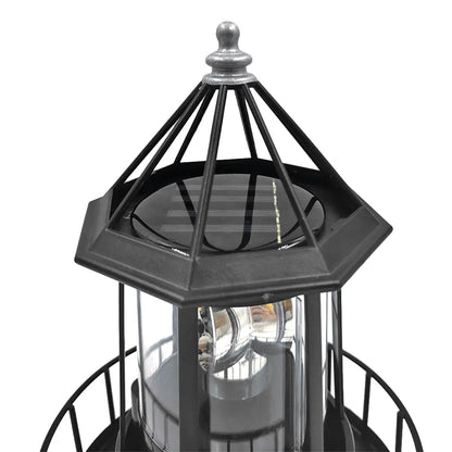 LED Solar Rotating Lighthouse Light Solar Garden