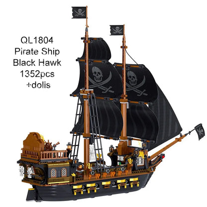 Kids Toys Ship Pirate Model