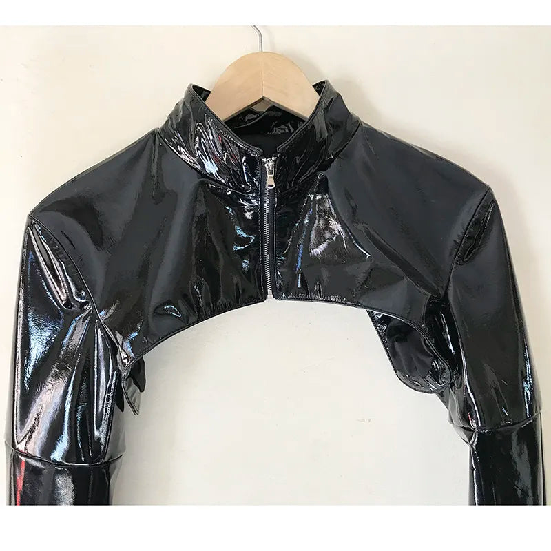 Customized Size Genuine Leather One-piece Gloves Jacket