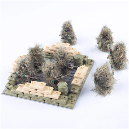 WW2 Military Ghillie Suit Building Blocks