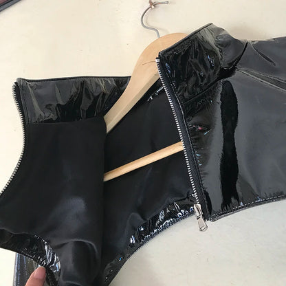 Customized Size Genuine Leather One-piece Gloves Jacket