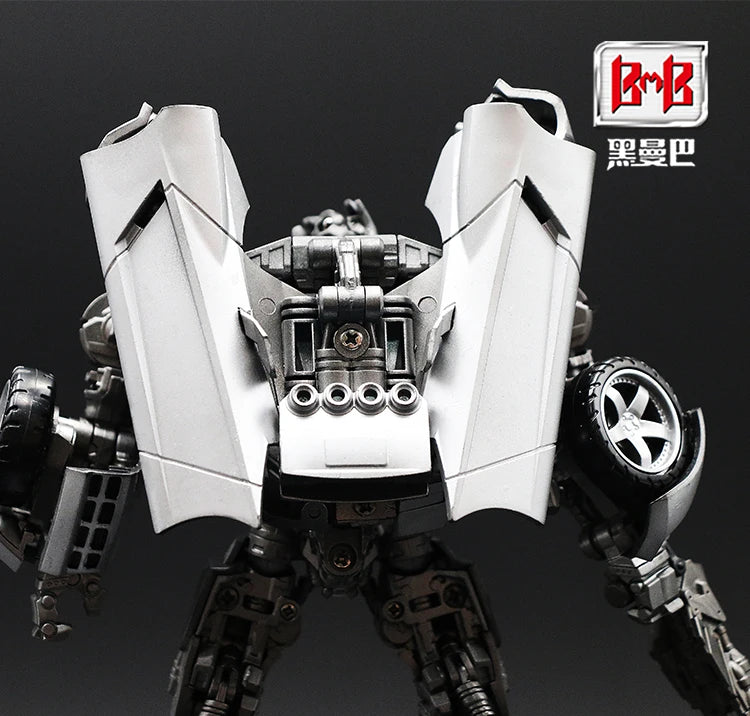 Transformed sports car robot