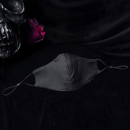 Gothic Royal Embellished Mesh Mask