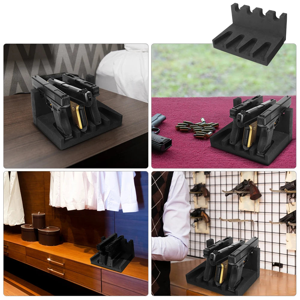 Storage Handgun Stand Organizer Hunting Accessories