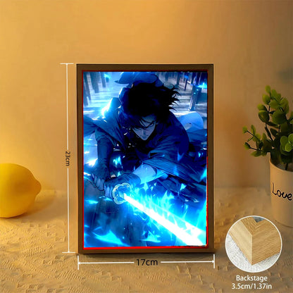 Anime LED Art Frame – Night Light Decor