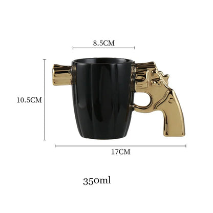 Creative Gun Modeling Ceramic Coffee Mug