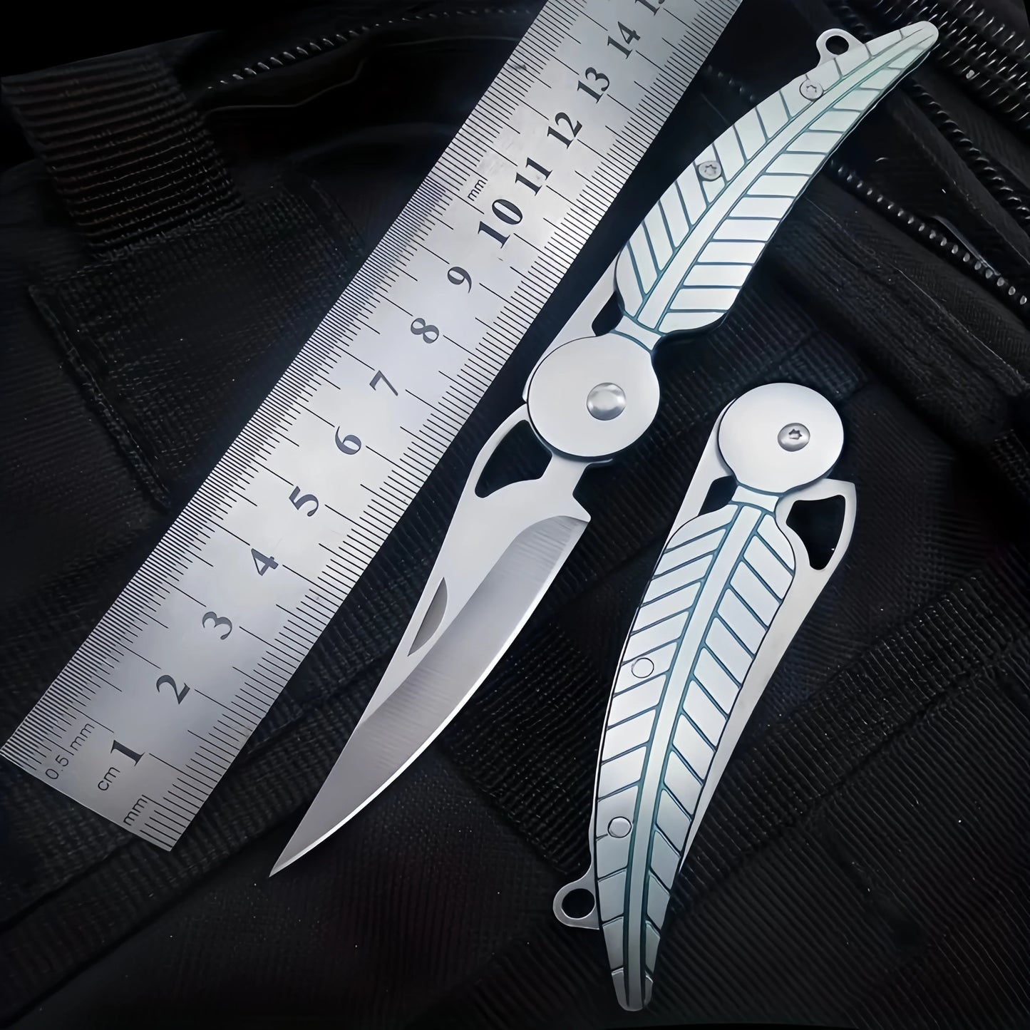 Compact Stainless Steel Folding Utility Knife