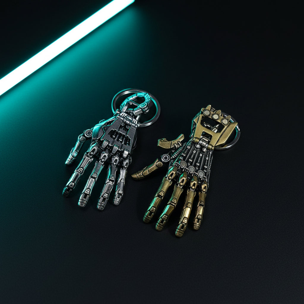 Mechanical Bionic Hand Pendant — Steampunk Movable Fingers