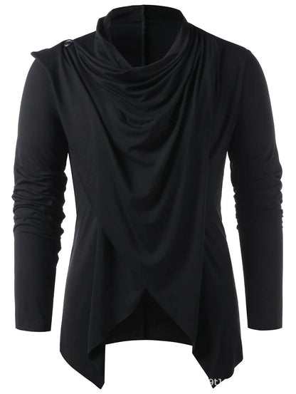 Chic Men’s Solid Cardigan: Casual Style Essential