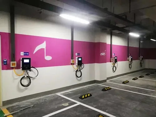 Ac Double Gun Electric Vehicle Ev Charging Station