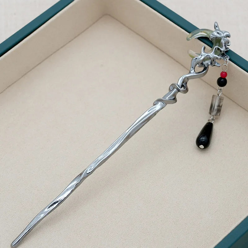Vintage Moon Tassel Hair Sticks for Elegant Women