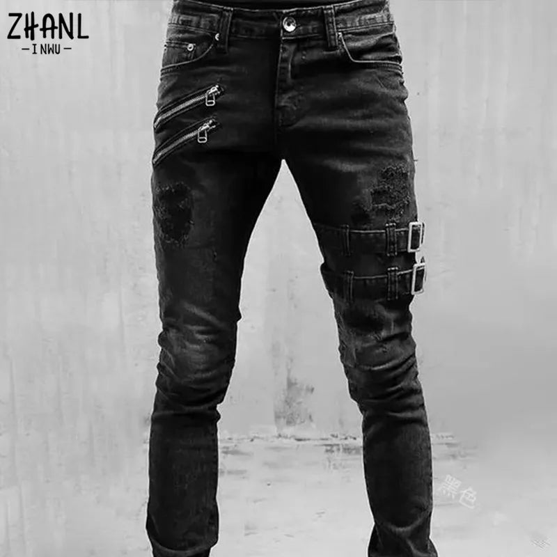 Plus Size Straight Jeans Man