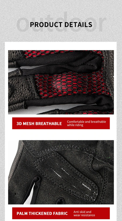 Star Field Knight Carbon Fiber Summer Bike Gloves