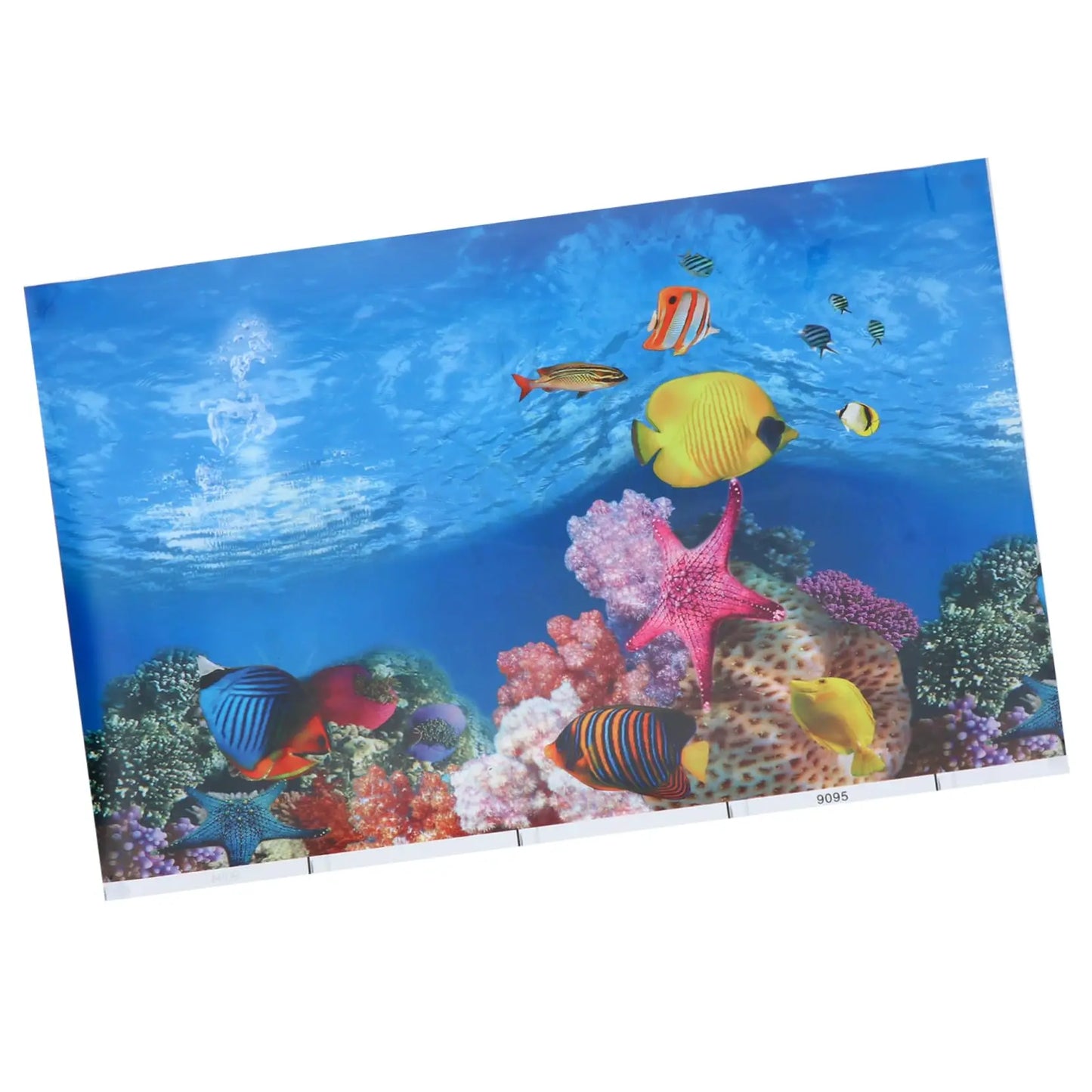 Aquarium Background Sticker, Underwater Cave Stone