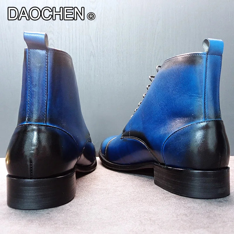 LUXURY MEN ANKLE BOOTS