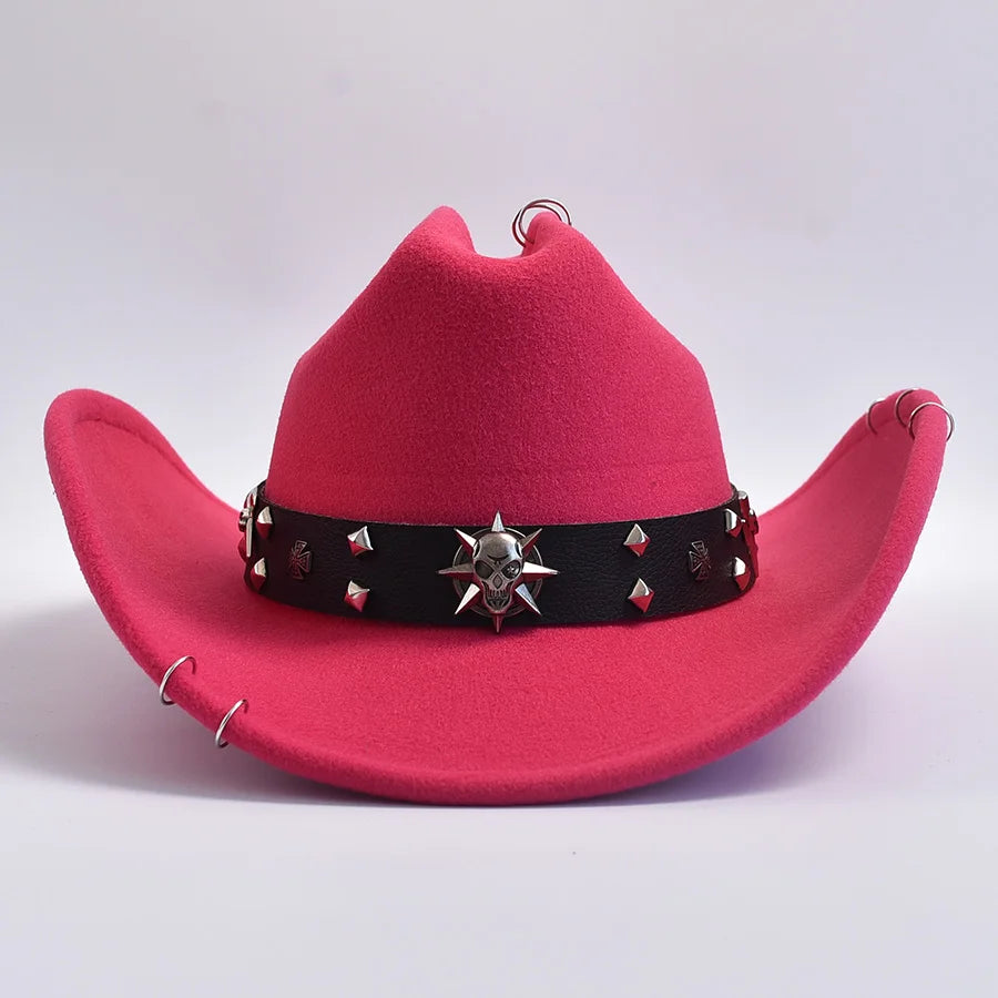 Roll Brim Cowboy Hat — 9 Colors