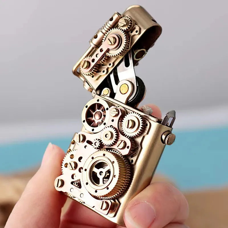 Mechanical Creative Pure Copper Kerosene Lighter Steampunk