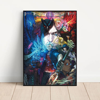 Retro D-Devil Poster Art for Home & Cafés