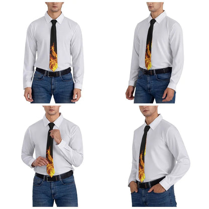 Bright Fire Necktie Men