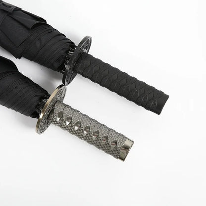 Katana Shield: Samurai Windproof Folding Umbrella
