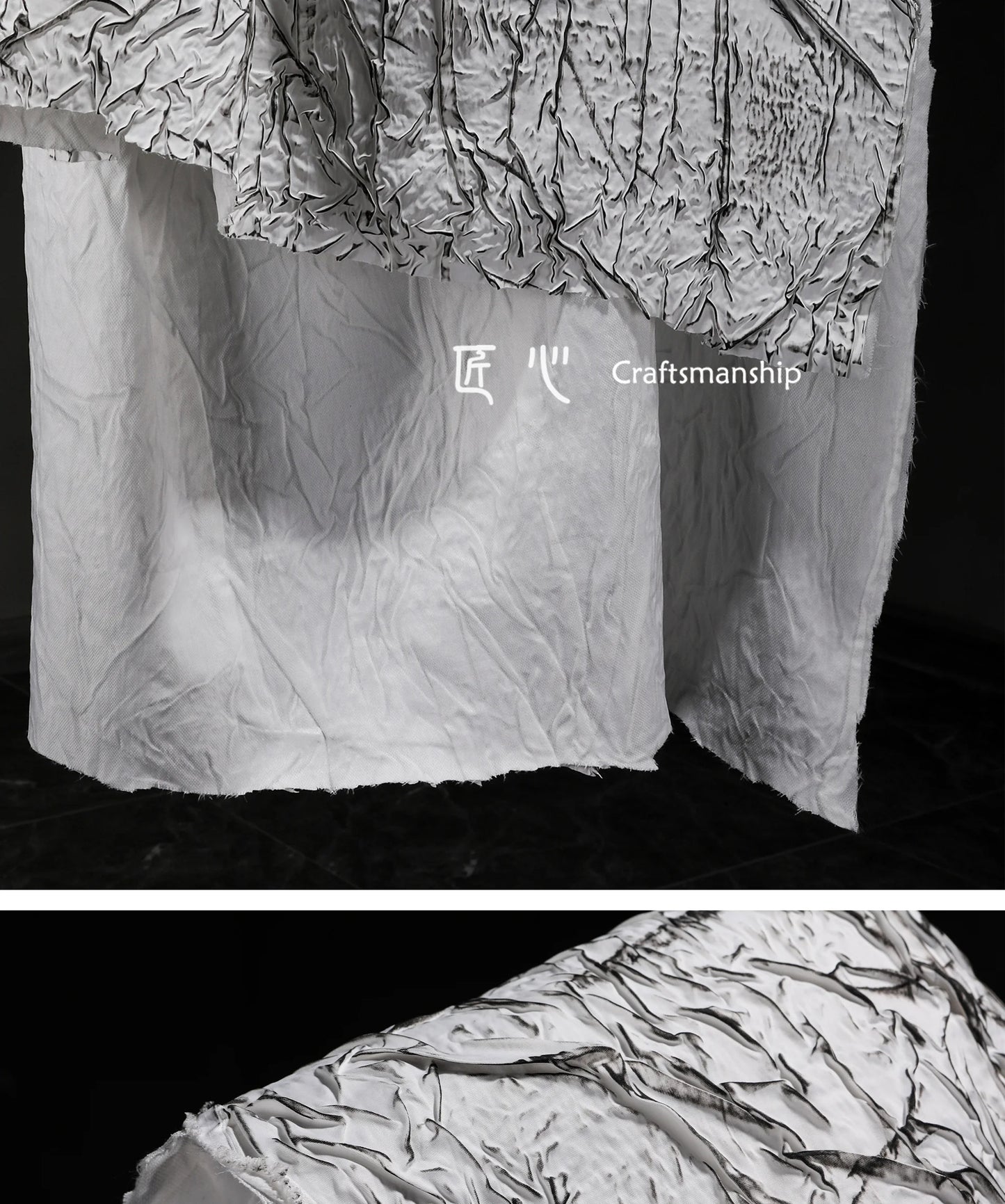 Eco Jacquard Pleat Fabric for Fashion Creations