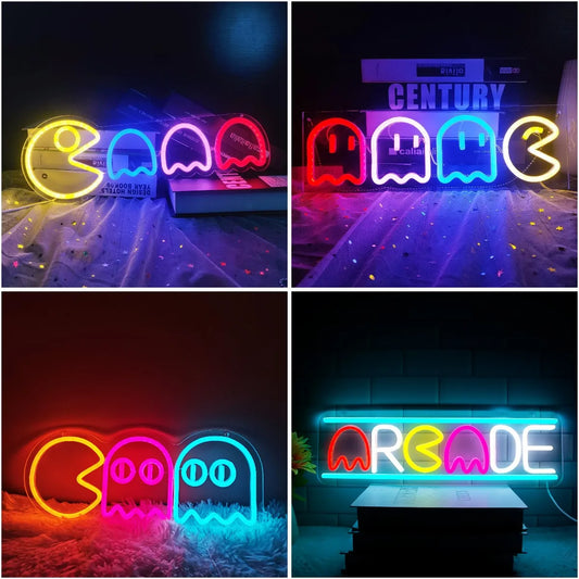 Game Neon Signs Ghost Neon Lights