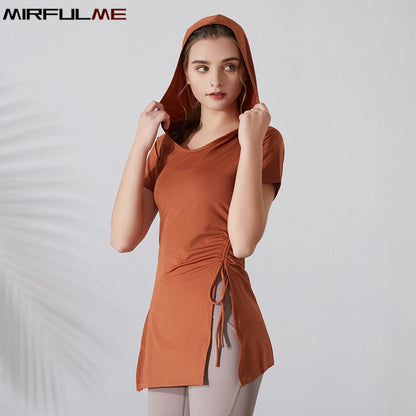 Sport Hoodies Yoga Shirts