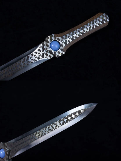 Hero's Edge: 34cm Medieval Stainless Steel Sword