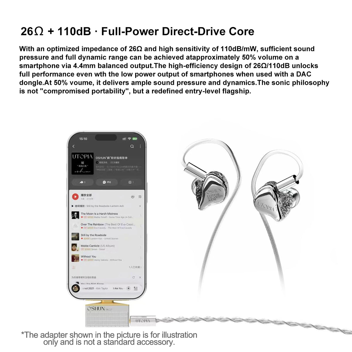 EarAcoustic OSHUN LTD — 8.3mm Hybrid IEM