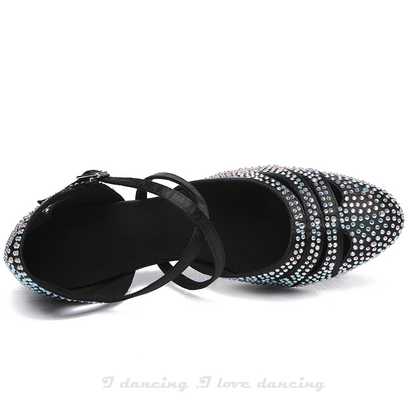 Women Dance Shoes Latin Salsa Ballroom Shoes Latin High Heels Girl Tango Boots Party Shoes Ladies  Jazz Shoes 2023 JuseDanc