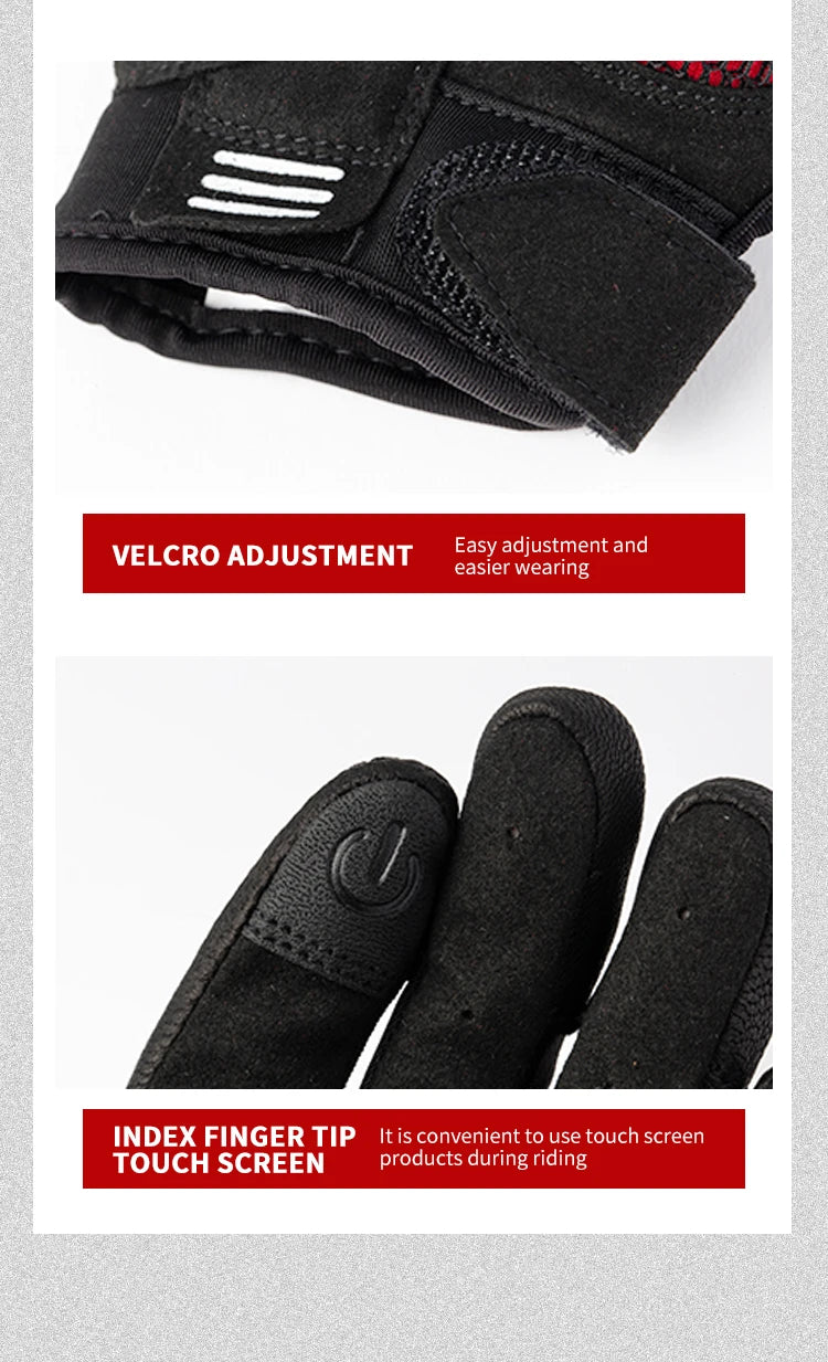 Star Field Knight Carbon Fiber Summer Bike Gloves