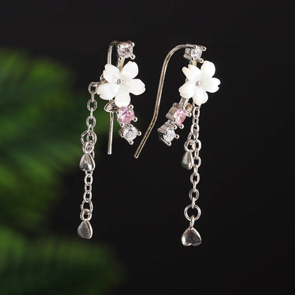 Small Flower Cherry Blossom Earrings