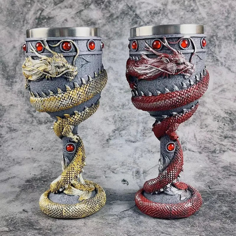 Creative Chinese Dragon Beer Mug Resin