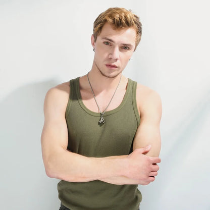 Boxing Necklace U7  Sporty Punk Jewelry