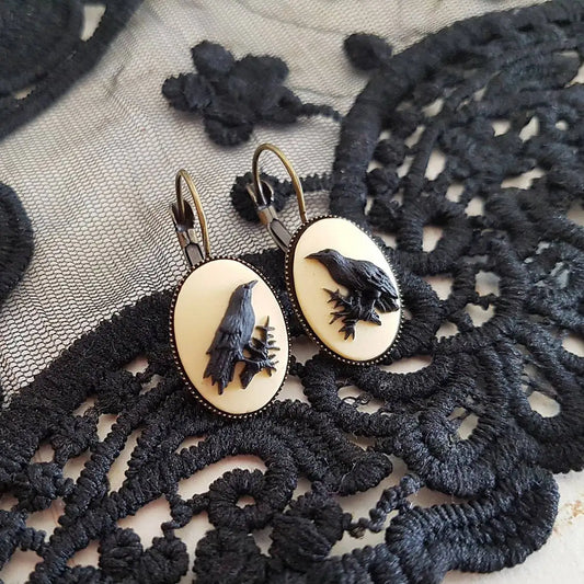 Gothic Vintage Raven Girls Fashion Witch Jewelry