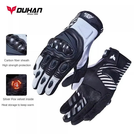 DUHAN W2 All-Weather Motorcycle Gloves Unisex